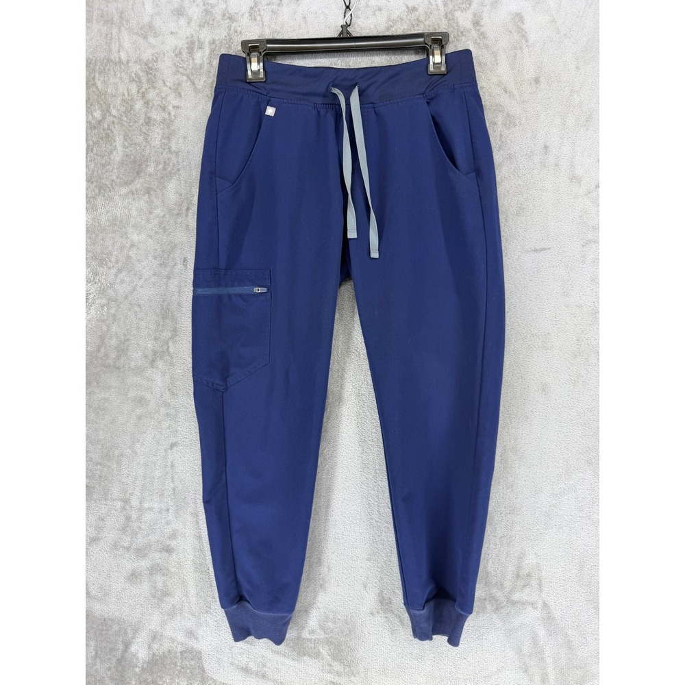 FIGS Zamora Jogger Scrub Pants Navy Blue Technical Collection W18SW2005P Small